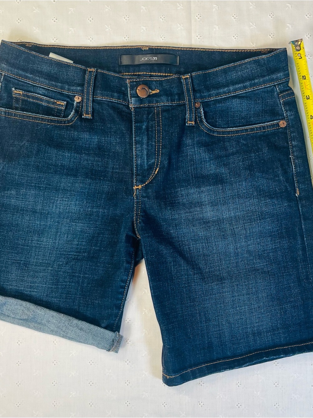 Joe's Jeans Deep Blue Denim Boyfriend Shorts
